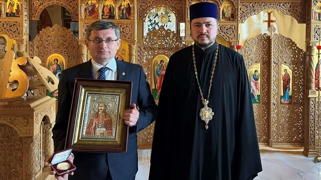 Președintele Parlamentului Republicii Moldova în vizită la Episcopul Veniamin al Basarabiei de Sud