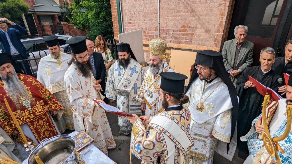 Consecration of new Cathedral of the Archdiocesean District of Adelaide by Archbishop Makarios