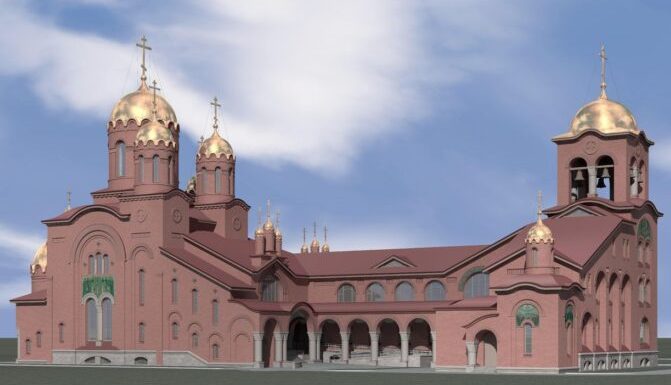 ДОКУМЕНТАЦИЯ ПО ХРАМУ ПРЕПОДОБНОГО ПАИСИЯ СВЯТОГОРЦА ПЕРЕДАНА В ОБЩЕЦЕРКОВНУЮ БАЗУ ПРОЕКТОВ