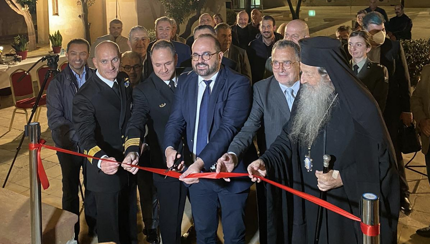 Ο Μητροπολίτης Μυτιλήνης στην έκθεση «Η Ελληνική Εμπορική Ναυτιλία στα νησιά τον 19ο και 20ο αιώνα»