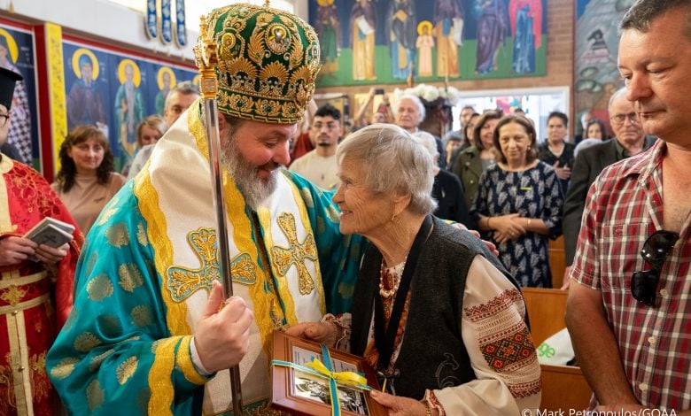 A memorial service in Sydney for the Holodomor victims