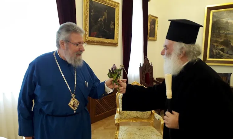 Ο Πατριάρχης Αλεξανδρείας στην Κύπρο για την Εξόδιο Ακολουθία του Κύπρου Χρυσοστόμου