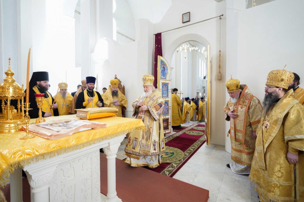 Патриаршая проповедь после Литургии в Георгиевском кафедральном соборе г. Владикавказа