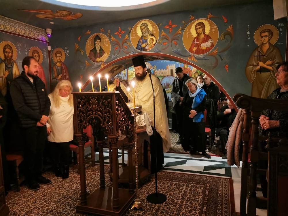 Αγρυπνία στη μνήμη του Οσιομάρτυρος Φιλουμένου στην Ιερά Μονή Τουρλιανής