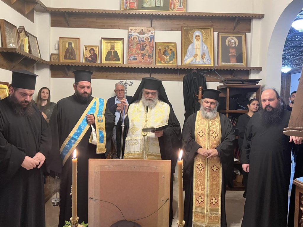Tρισάγιο για τον Μακαριστό Αρχιεπίσκοπο Κύπρου από τον Μητροπολίτη Ταμασού