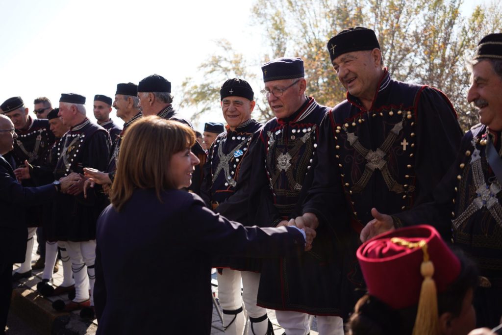 Η Κατερίνα Σακελλαροπούλου στην 110η επέτειο απελευθέρωσης της Καστοριάς