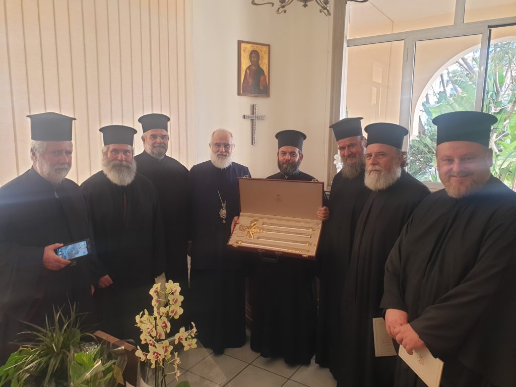 Επίσκεψη του Συνδέσμου Εφημερίων της Αρχιεπισκοπής Κρήτης στο νέο Επίσκοπο Κνωσού