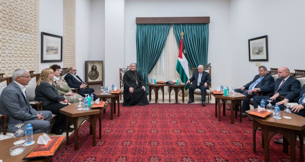 Συνάντηση Μαχμούτ Αμπάς με τον Αναπληρωτή Γενικό Γραμματέα του ΠΣΕ