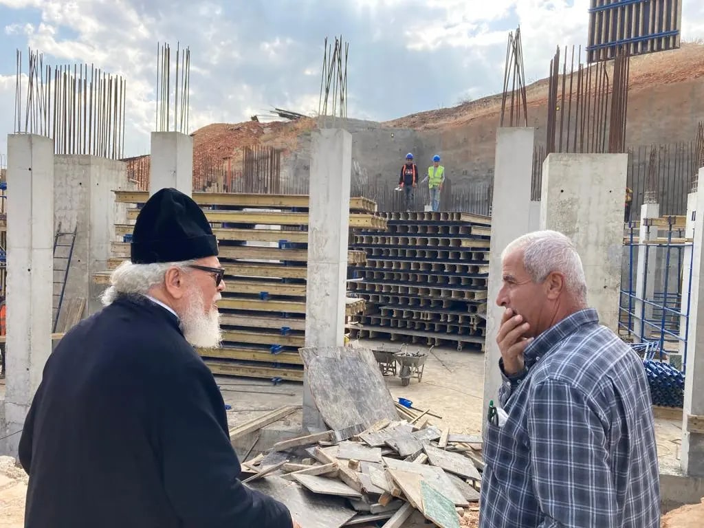 Представитель Московского Патриархата посетил в ливанском городе Захле возводимый в русском стиле храм