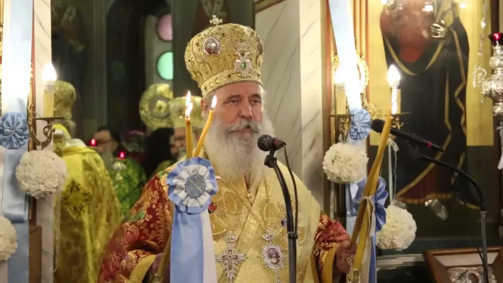 Ο Ύδρας Εφραίμ τιμά στον Πειραιά τον Άγιο Κωνσταντίνο Υδραίο