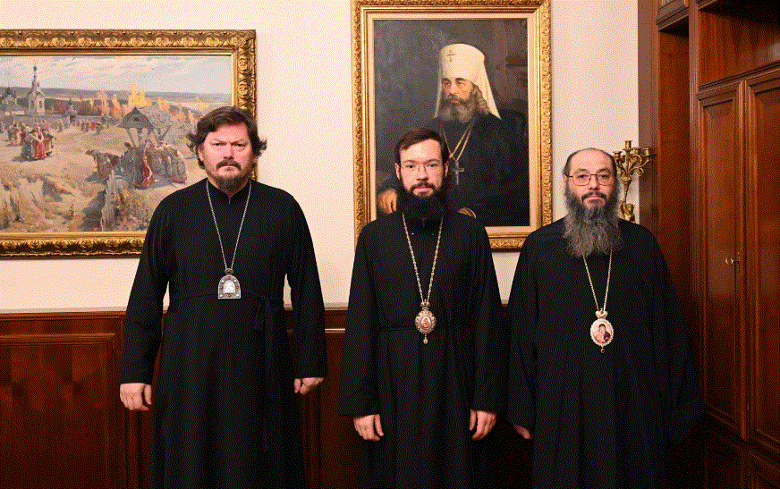 Председатель ОВЦС встретился с митрополитом Корсунским и Западноевропейским Нестором и епископом Кафским Петром