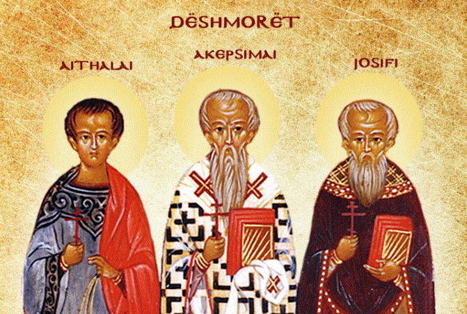 DËSHMORËT AKEPSIMAI, JOSIFI, AITHALAI NË PERSI