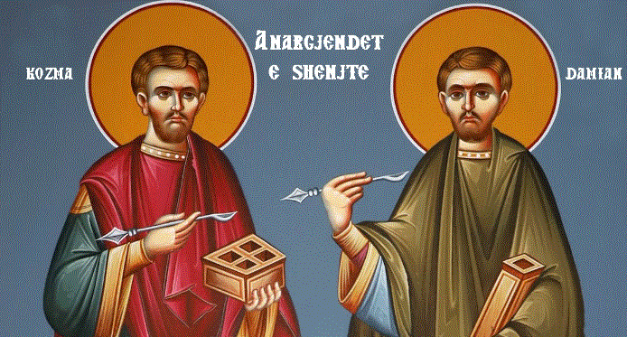 ANARGJENDËT KOZMA E DAMIAN, NGA AZIA