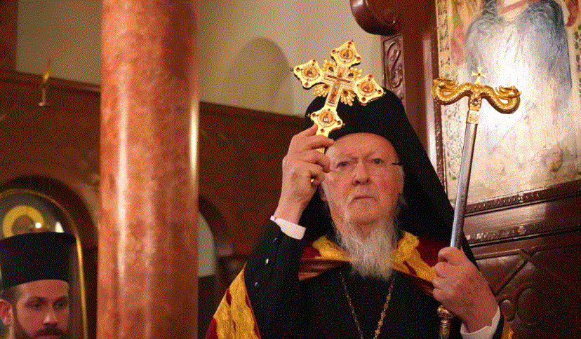Ecumenical Patriarch Bartholomew officiates at Great Vesper at celebrating St. Menas Cathedral of Ypsimathia