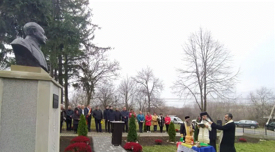 Episcopul de Bălți a sfințit un nou bust al filantropului Vasile Stroescu, primul donator al Catedralei Naționale