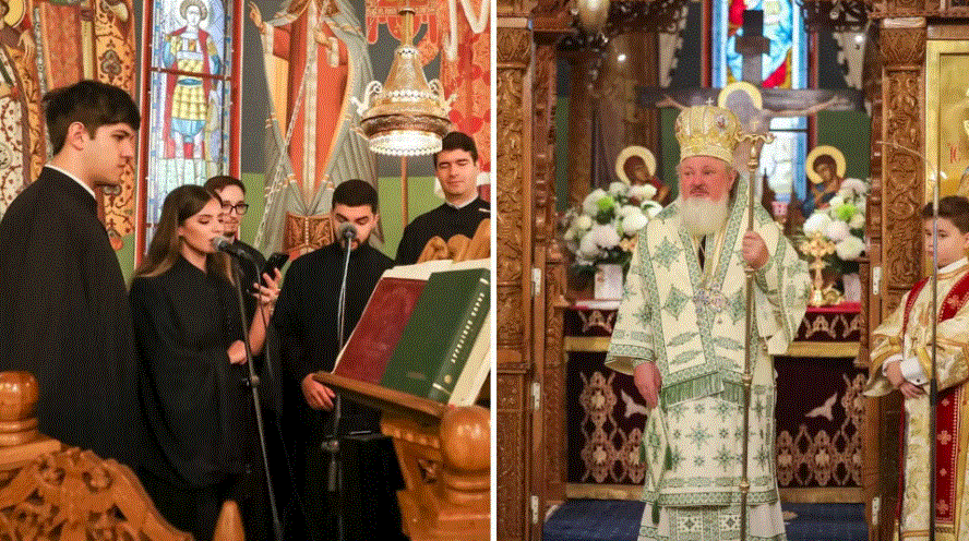 Cântări în greacă și arabă la Biserica Șerban Vodă: M-am gândit la obștea multinațională a Sf. Paisie, a spus PS Varlaam