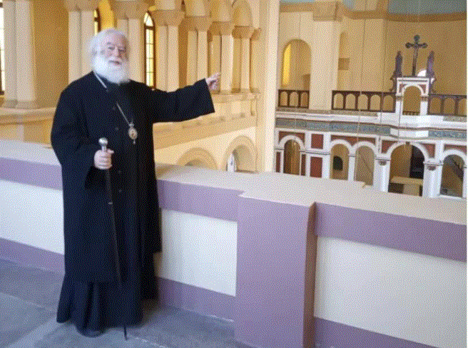 كنيسة القديسة كاترين في مدينة السويس أثناء زيارة صاحب الغبطة البابا ثيودروس الثاني بابا وبطريرك