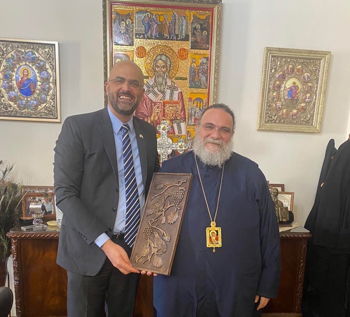 Ο Πρέσβης του Ισραήλ στην Κύπρο επισκέφθηκε τον Μητροπολίτη Ταμασού