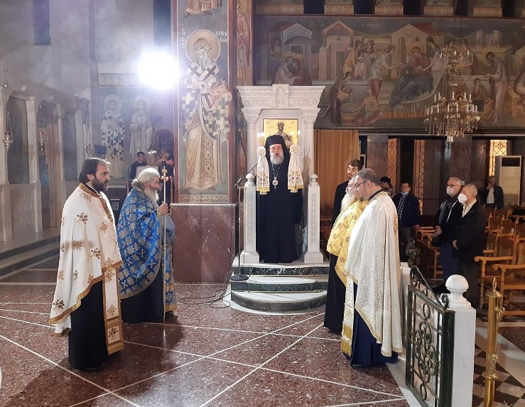 Προσκύνημα του Μητροπολίτη Κηφισίας στην Παναγία την Χοζοβιώτισσα