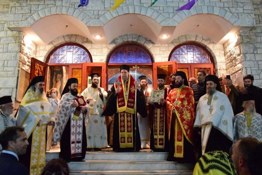 Μεθέορτος Εσπερινός και Λιτάνευση Ιεράς Εικόνας Αγίου Νεκταρίου στο Ηράκλειο Αττικής