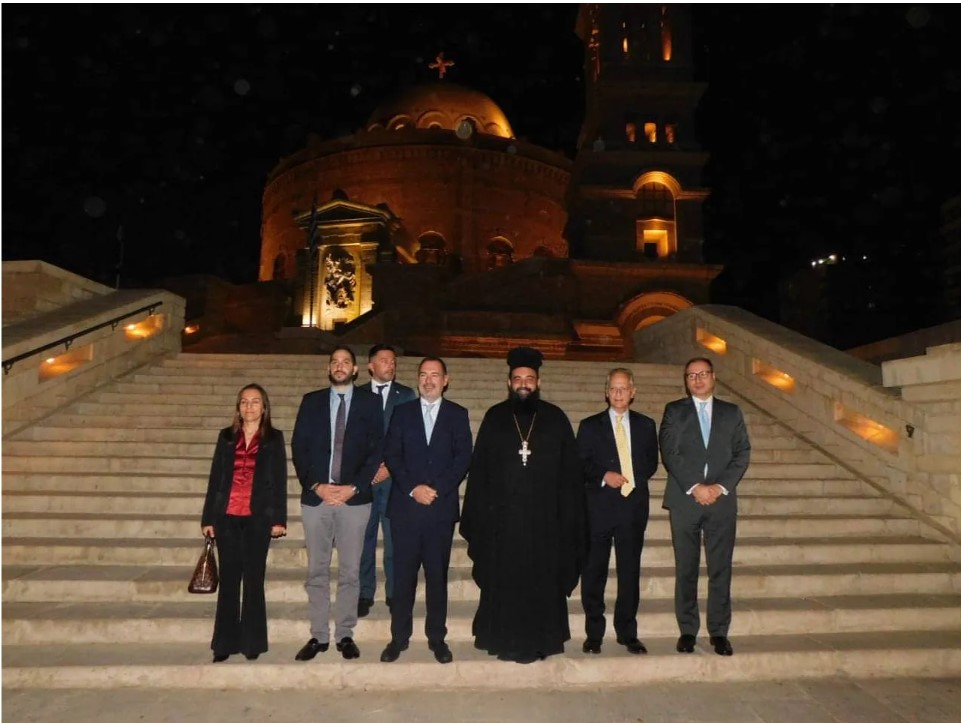Επίσκεψη Ανδρέα Κατσανιώτη στην Ι.Μ του Αγ. Γεωργίου Παλαιού Καΐρου