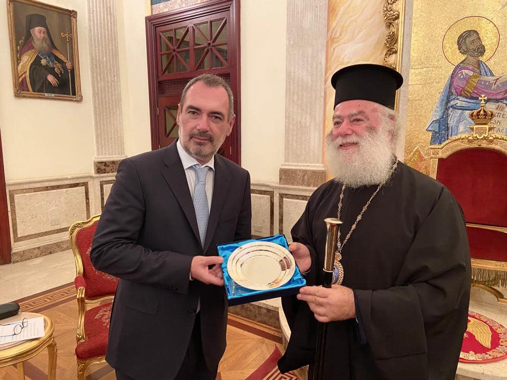 Με τον Πατριάρχη Αλεξανδρείας συναντήθηκε ο Ανδρέας Κατσανιώτης