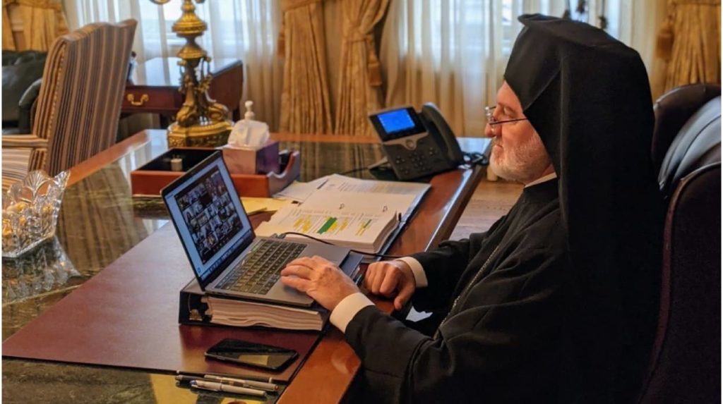 Members of the Archdiocese of America’s Holy Eparchial Synod convenes on Thur.