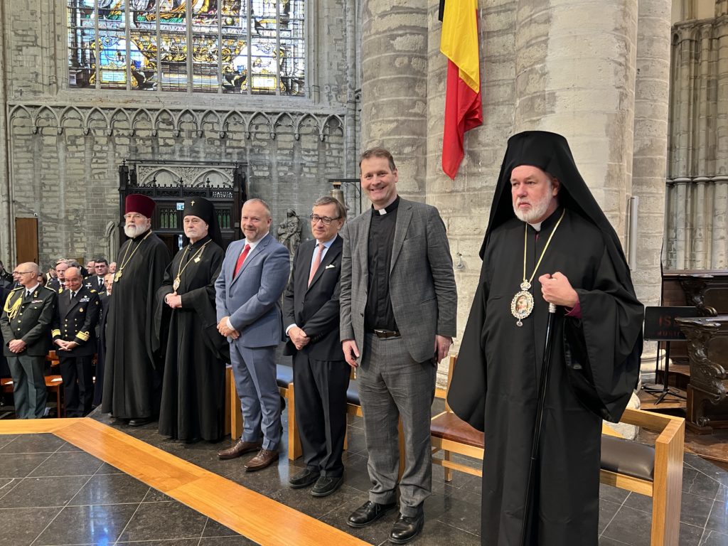 Ο Μητροπολίτης Αθηναγόρας στην Εορτή της Βασιλικής Δυναστείας των Βέλγων