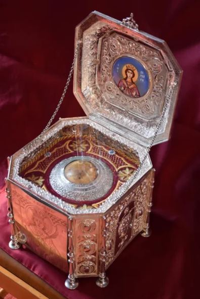 Κύμινα: Υποδοχή της Τιμίας Κάρας της Αγίας Βαρβάρας – Εορτασμός του Αγίου Νεκταρίου