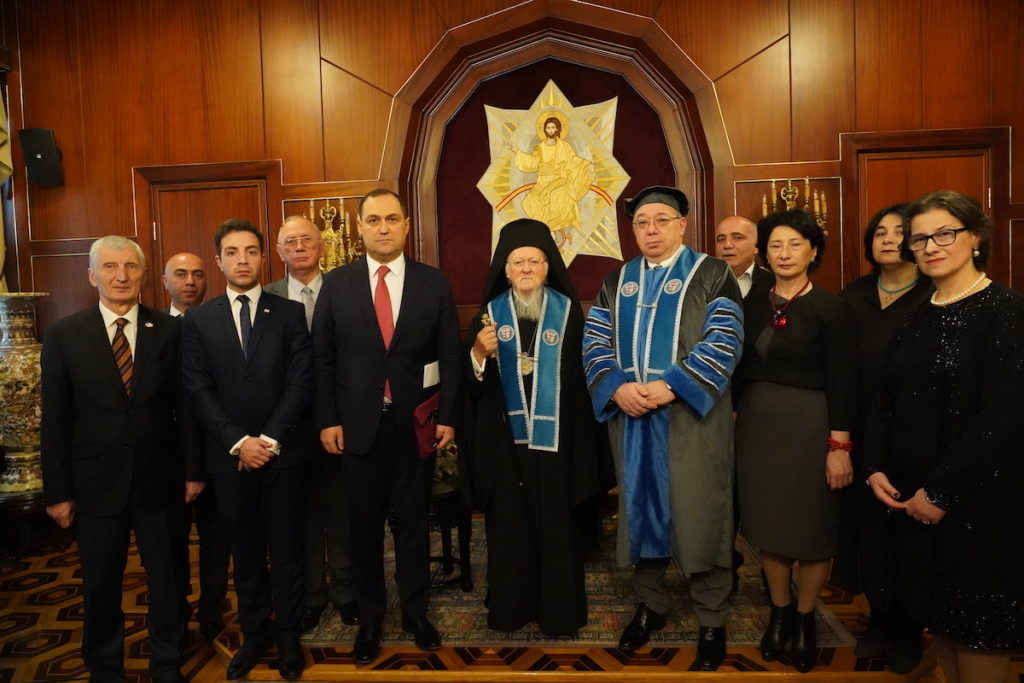 Ecumenical Patriarch of Constantinople Bartholomew declared honorary lecturer of Georgia’s State University of Sukhumi