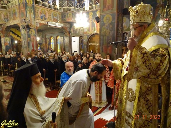 Χειροτονία Πρεσβυτέρου και Ιεροδιακόνου στον Ιερό Ναό Αγίου Γεωργίου Μεγαλομάρτυρος Λαρίσης