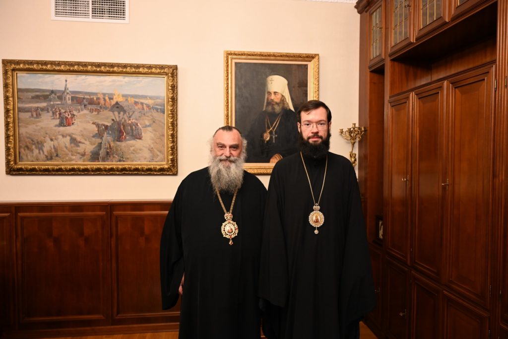 Metropolitan of Volokolamsk Anthony receives Georgian Church’s Metropolitan Nikoloz