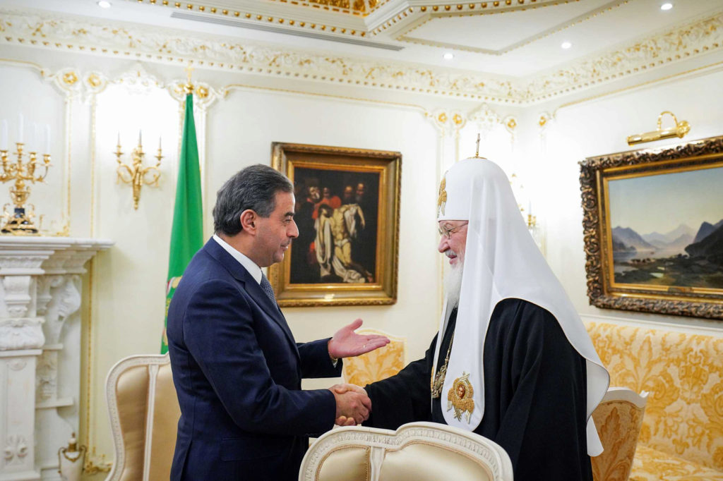 Russian Patriarch Kirill receives Lebanon’s envoy to the country