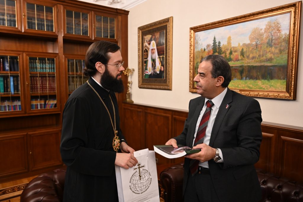 Στον Μητροπολίτη Βολοκολάμσκ ο Πρέσβης του Λιβάνου στη Μόσχα