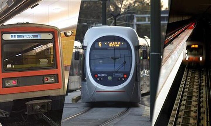 Τα τελευταία δρομολόγια σε Μετρό και Τραμ την παραμονή της Πρωτοχρονιάς