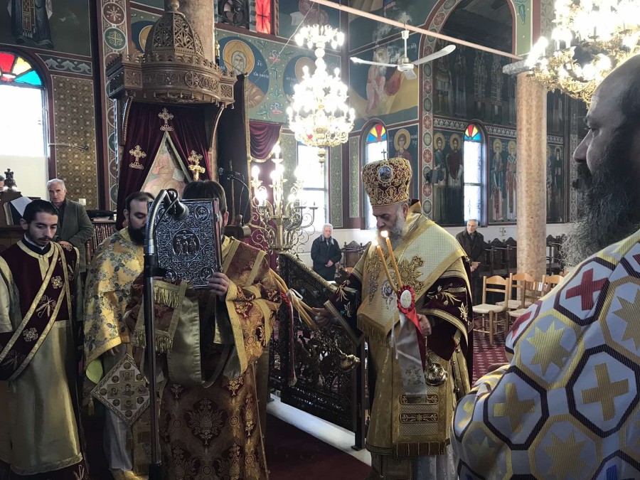 Ο Μητροπολίτης Θεσσαλιώτιδος στον Ι.Ν. Αγίου Δημητρίου Ορφανών για την εορτή του Αγίου Στεφάνου