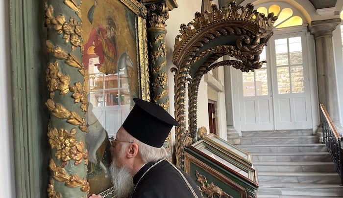 Patriarchal Horostasia at the Vespers of the Sunday before the Nativity of Christ