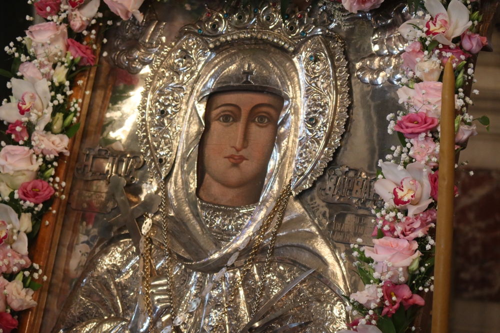 Η μνήμη της Αγίας Βαρβάρας τιμήθηκε στην ομώνυμη Ιερά Μονή, στο Κίνι της Σύρου