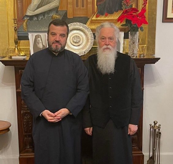 Ο Σηλυβρίας Μάξιμος στο Γραφείο Εκπροσωπήσεως του Οικουμενικού Πατριαρχείου στην Αθήνα