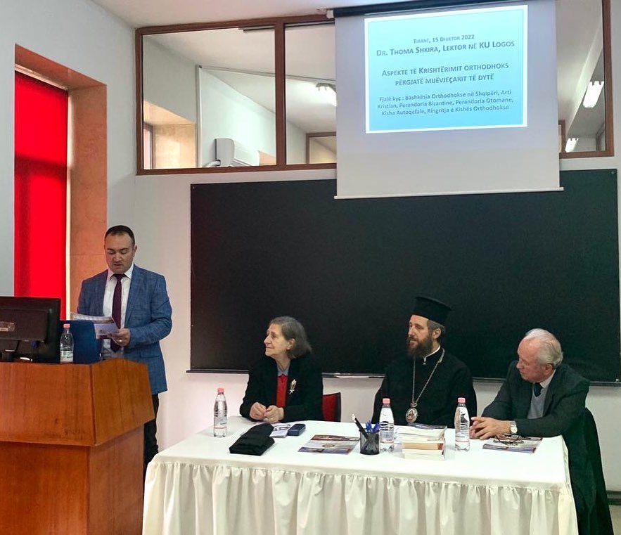 VEPRIMTARI ME TEMË “KRISHTERIMI ORTHODHOKS NË SHQIPËRI, NË 20 SHEKUJ”.