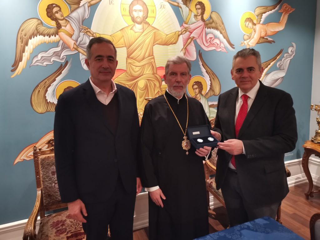 Οι Βουλευτές Χαρακόπουλος και Κωνσταντινίδης επισκέφθηκαν την Μητρόπολη Σουηδίας