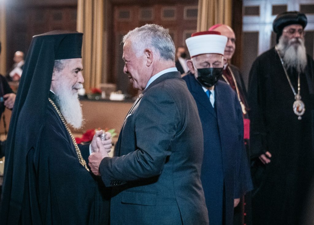 استقبال رؤساء كنائس القدس والأردن وممثلي أوقاف القدس