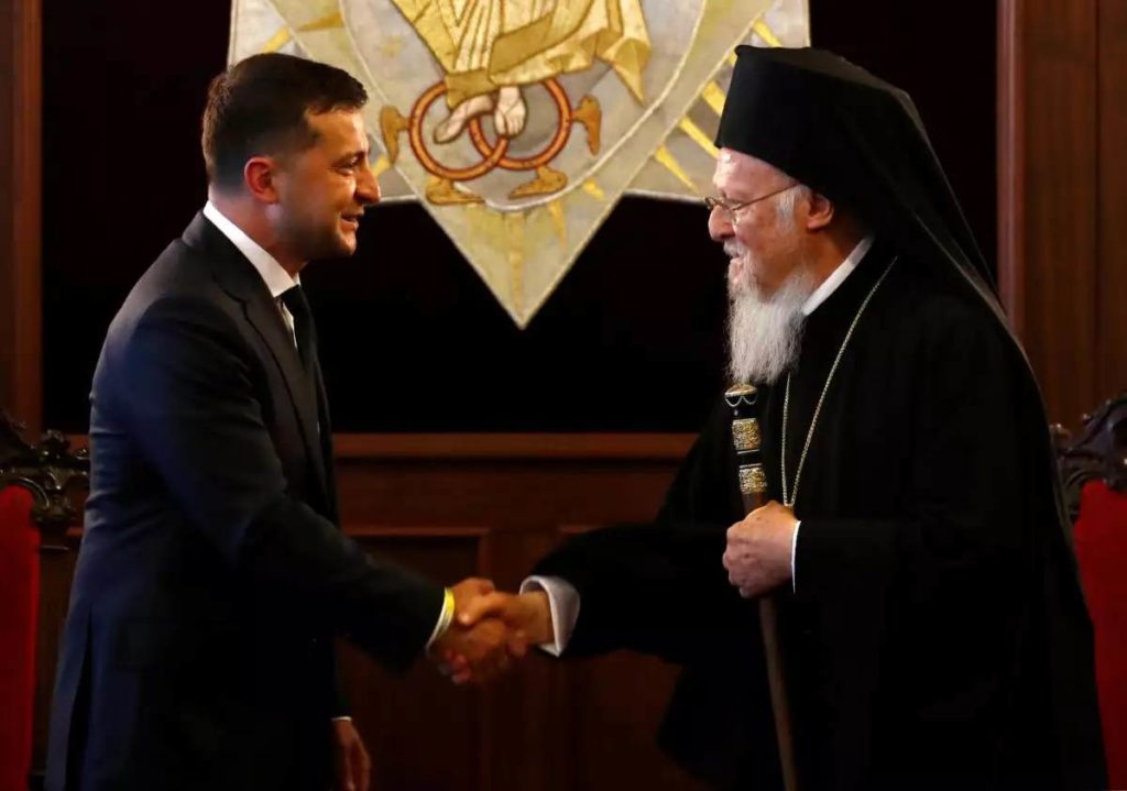 Ευχετήρια επιστολή του Προέδρου της Ουκρανίας προς τον Οικουμενικό Πατριάρχη