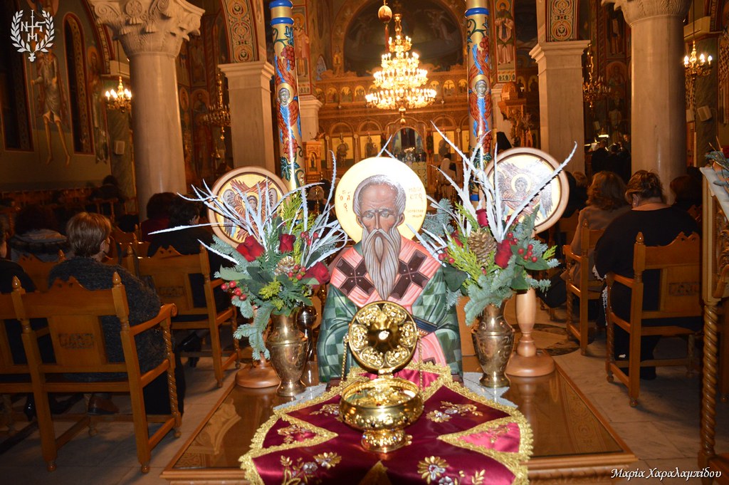 Υποδοχή αποτμήματος ιερού λειψάνου του Αγίου Μοδέστου στο Καλοχώρι
