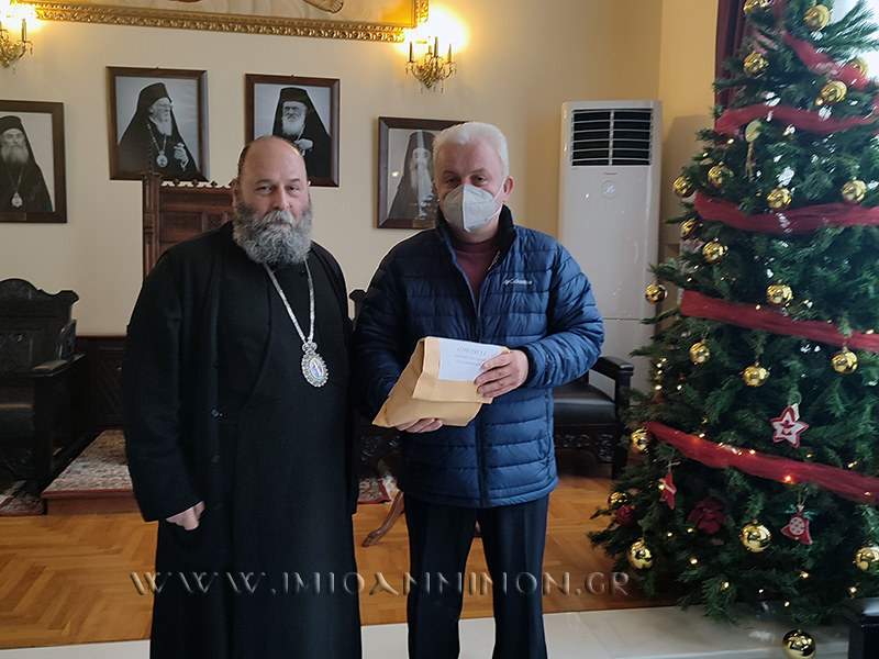 Ο Μητροπολίτης Ιωαννίνων συνεχίζει την ενίσχυση του Γηροκομείου Ζωσιμάδων