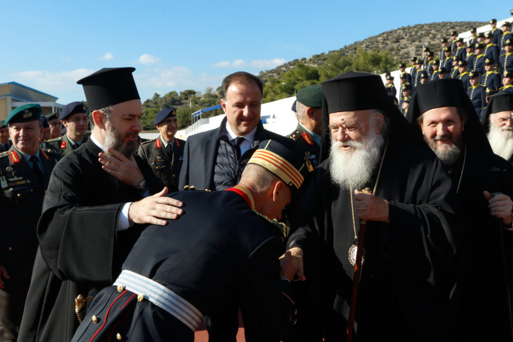 Ο Αρχιεπίσκοπος Ιερώνυμος στην τελετή Ορκωμοσίας Ευελπίδων 1ης Τάξης 2026