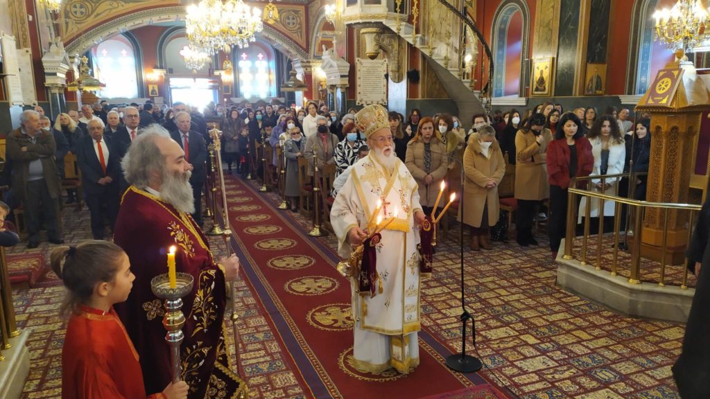 Με δύο Θείες Λειτουργίες εορτάστηκαν τα Χριστούγεννα στην Τρίπολη