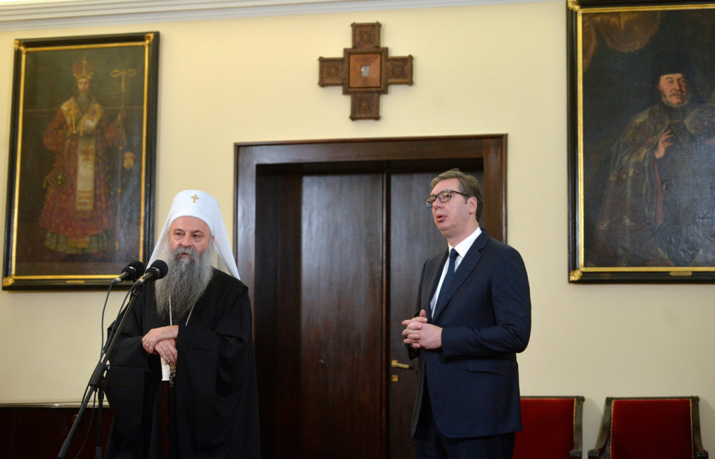 Συνάντηση Πατριάρχη Σερβίας με Αλεξάνταρ Βούτσιτς μετά την ένταση στο Κοσσυφοπέδιο – Σε ετοιμότητα Στρατός και Αστυνομία