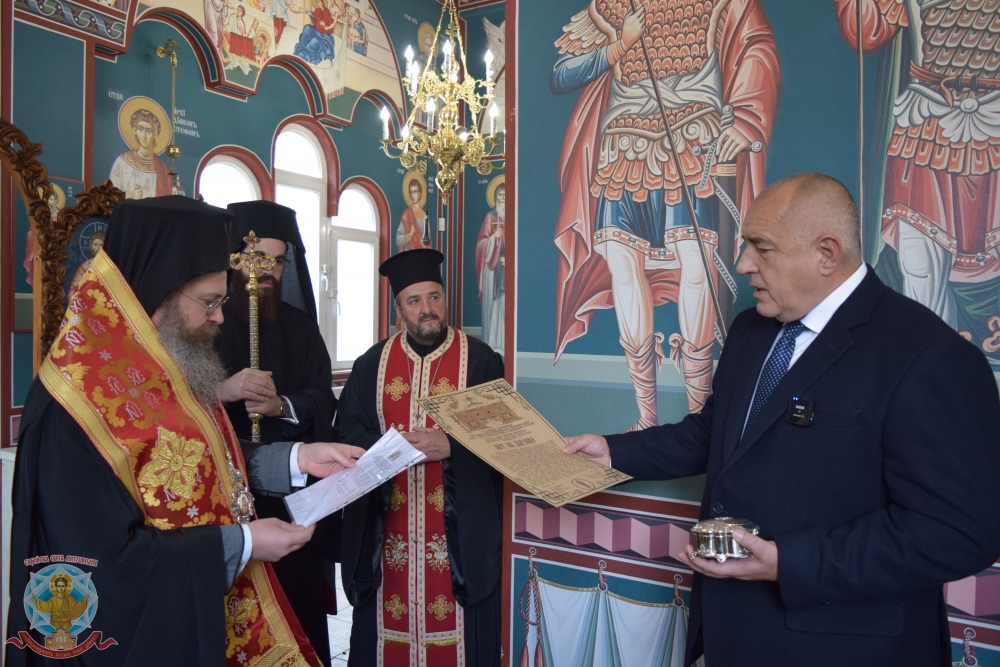 В столичния новостроящ се храм „Св. Стефан“ беше посрещната светиня от Йерусалим