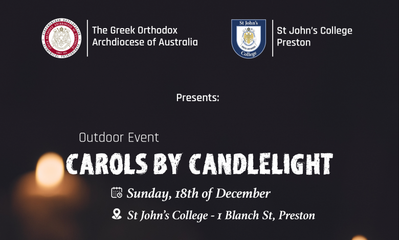 “Carols by candlelight” at Saint John’s College Preston on 18 December